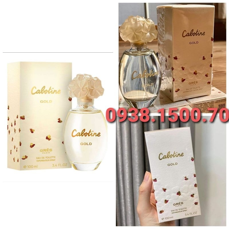 NƯỚC HOA NỮ Cabotine Gold Gres Eau de Toilette 100ml