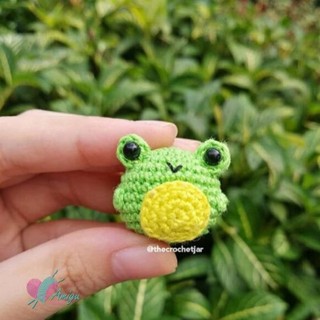 Móc khóa ếch xanh handmade