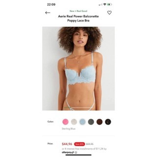 Áo lót aerie có gọng họa tiết zen mặc cực mềm nhẹ gom ngực cực êm