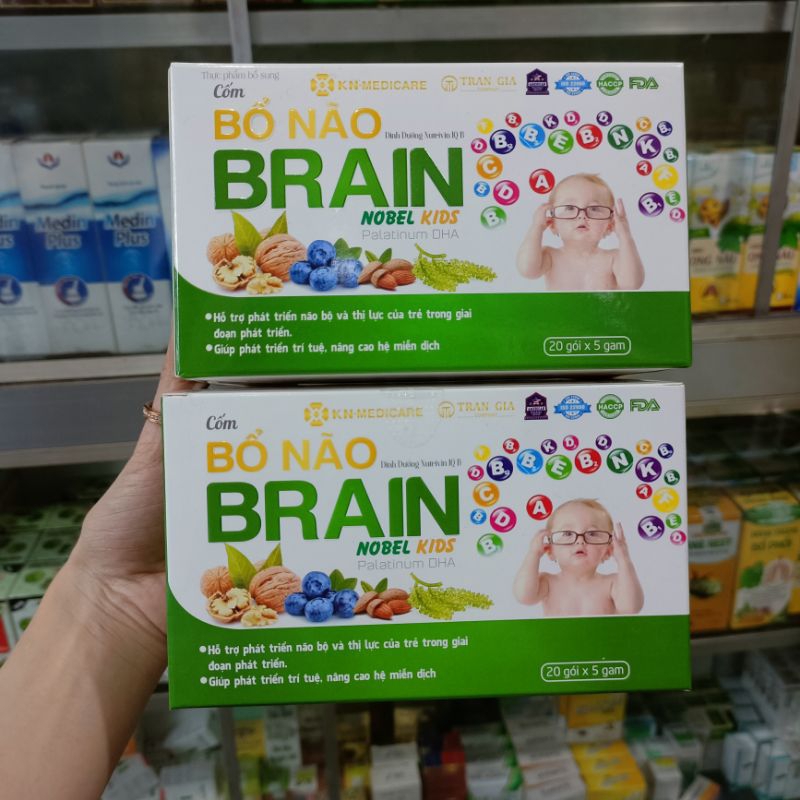 Cốm bổ não Brain Nobel kids (Mẫu mới)