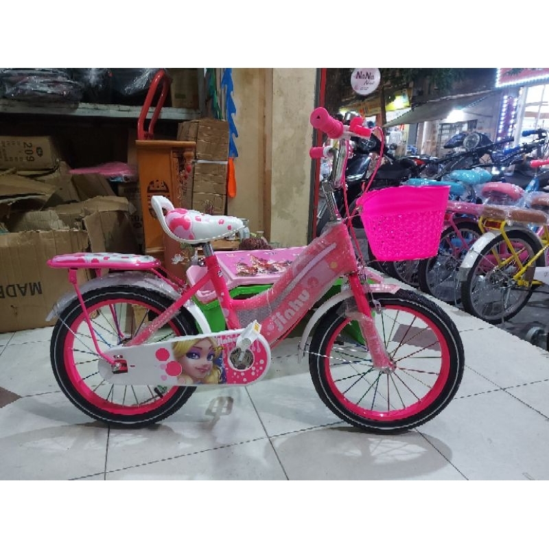 Xe đạp trẻ em hình công chúa Elsa size 12, 14, 16 inch