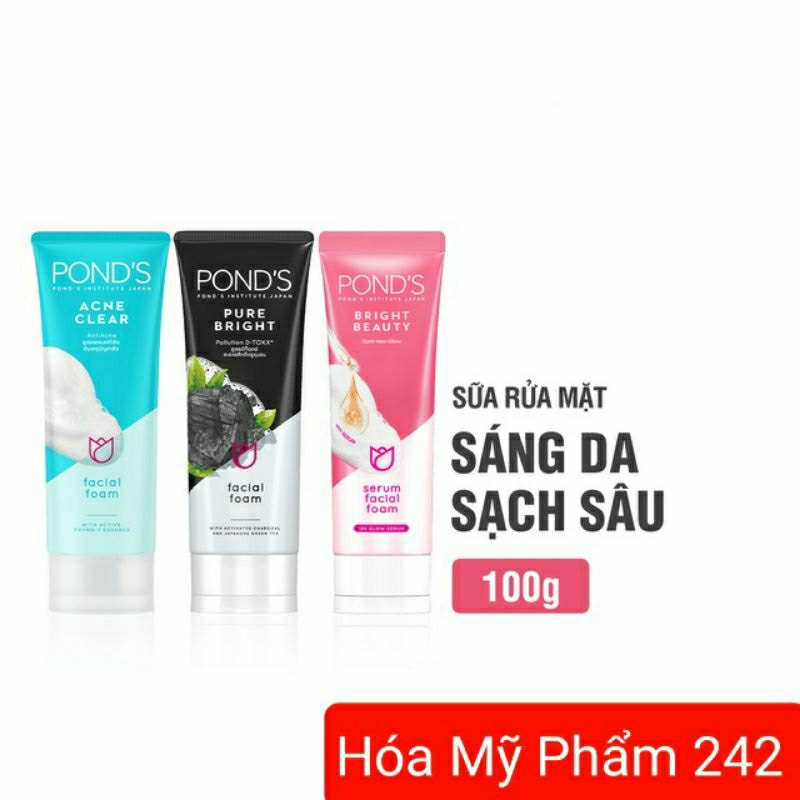 Sữa rửa mặt POND 100g