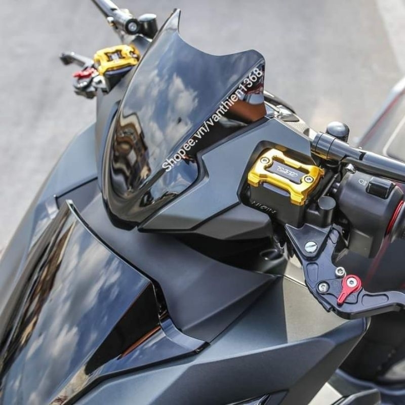 Mão Chắn Gió Dán Xe VARIO 160 ABS Đen Khói Kiểu Hãng