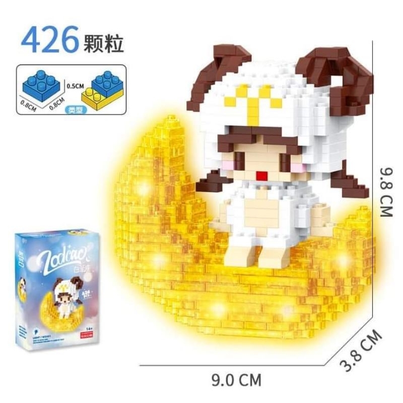 Lego 12 cung hoàng đạo phát sáng