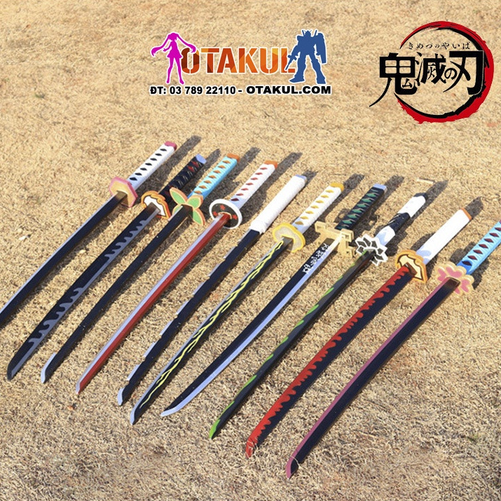 Đạo cụ cosplay Kiếm Foam 1M Các Nhân Vật - Kimetsu No Yaiba