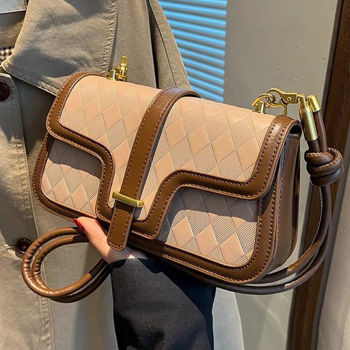 Túi đeo chéo , đeo vai nữ họa tiết da vân hình thoi hàng mới 2023 nổi bật SL75