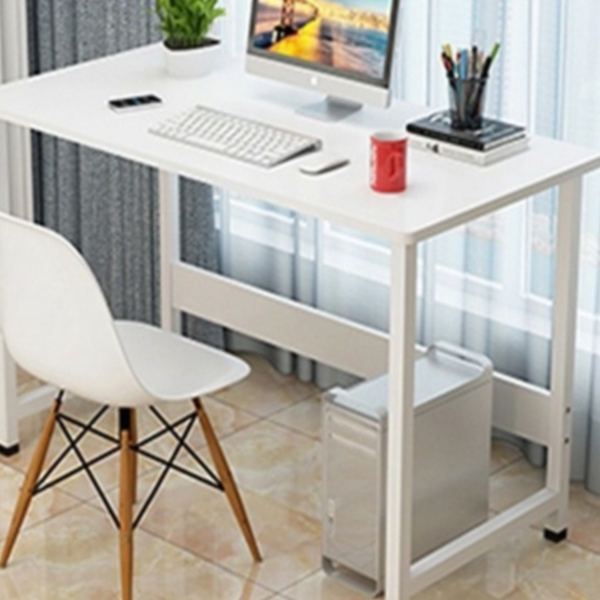 Bàn làm việc, bàn học gỗ, chân sắt dùng cho văn phòng, học bài, để máy tính cho sinh viên giá rẻ 2023