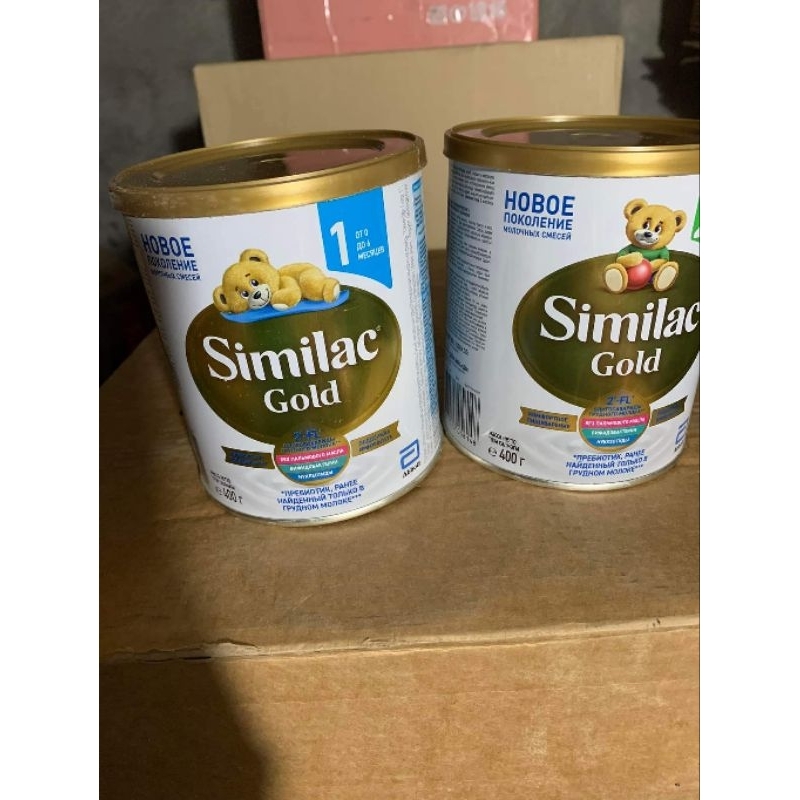 Combo 2h sữa Similac Nga s1,2 date 20 3 hộp 400g