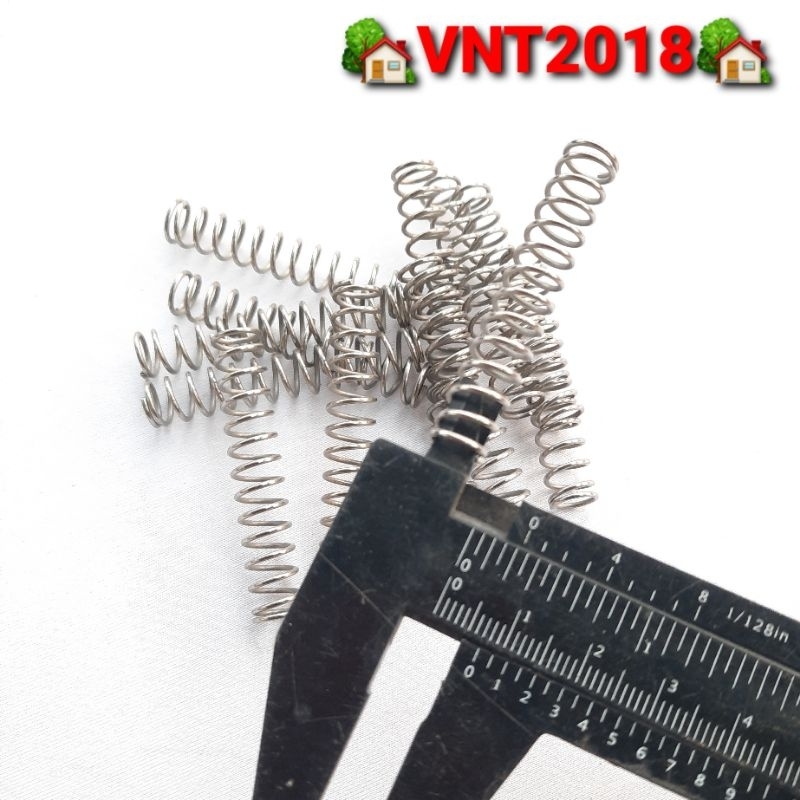 Lò xo nén inox304 phi 9mm sợi 1mm