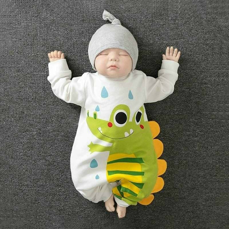 Body dài tay mũ rời cho bé từ 4 đến 12kg chất cotton mềm mịn co dãn thấm hút mồ hôi rất tốt