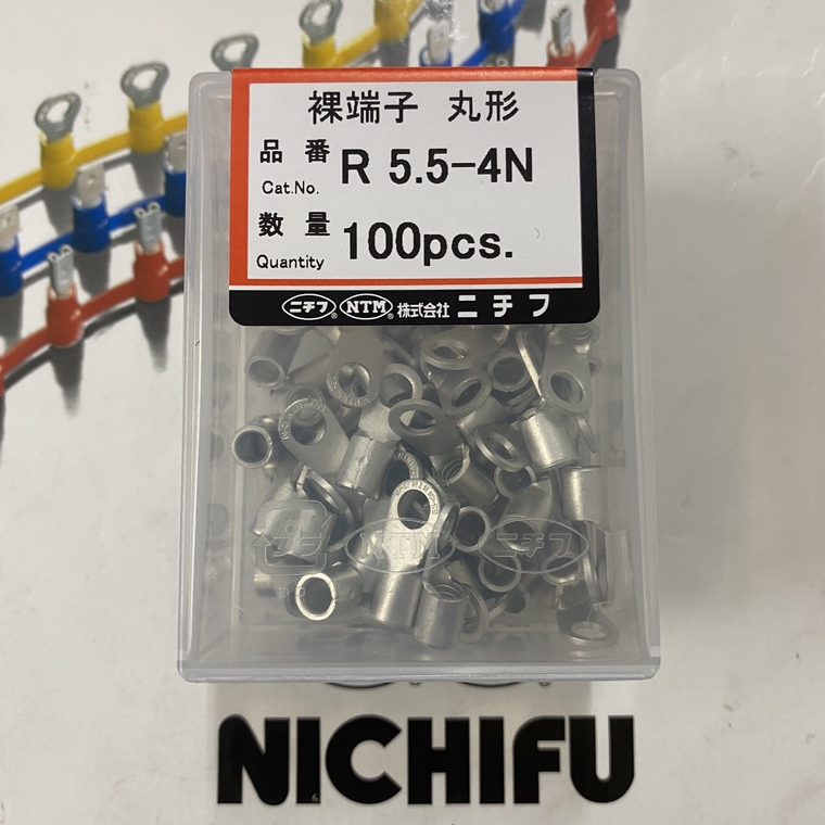 Đầu Cosse Nichifu mã R5.5-3.5N, R5.5-3M, R5.5-4N, R 5.5-5, R 5.5-5S, R 5.5-6, R5.5-8S/ Đầu bấm cosse