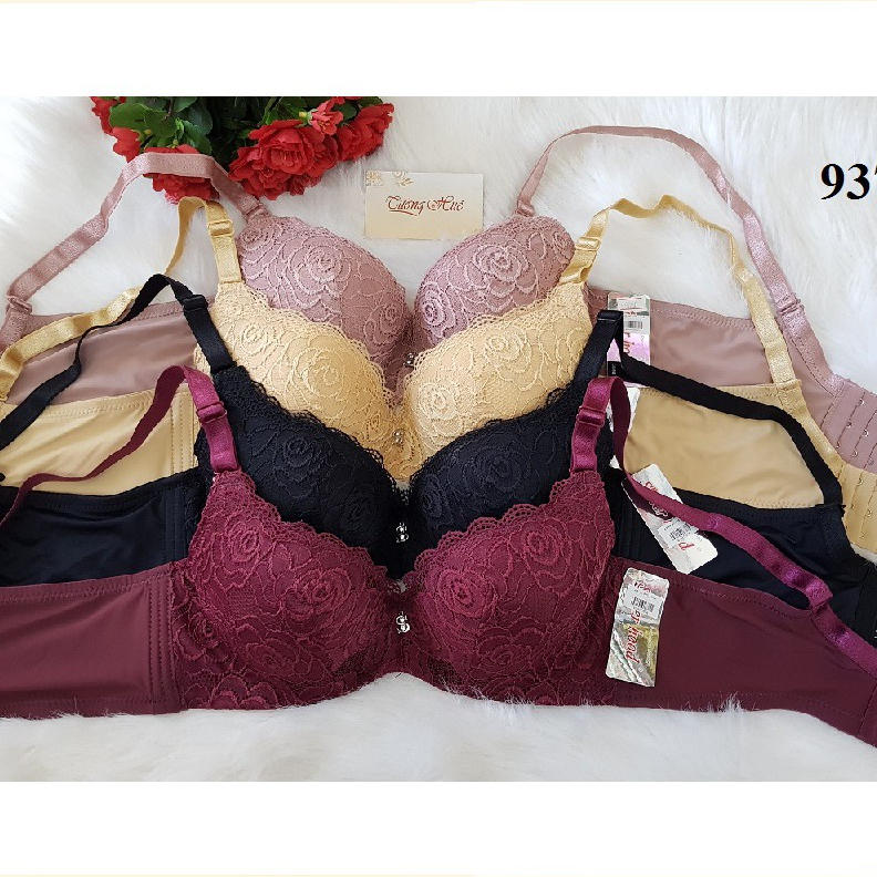 Áo Lót Nữ Thái Lan Sister Hood Ren Mỏng Lưng Bản To. Áo Nâng Ngực Lên Dáng Siêu Đẹp