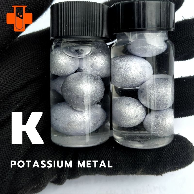 Kali kim loại Potassium metal 99% 10g 20g dành cho dạy học và sưu tầm