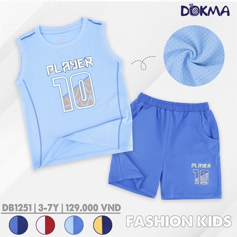 Bộ sát nách thể thao Dokma 3-7Y DB1251, DB1246