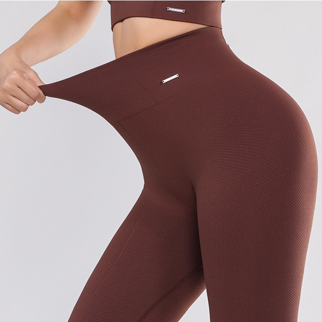 Set Bộ Tập Yoga GYM Nữ Naqi S-270 Dệt Kim Cạp Cao Mút Lót Xịn Tôn Dáng