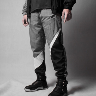 QUẦN NIKE SWOOSH WOVEN TROUSERS PANT - XÁM / TRẮNG / ĐEN