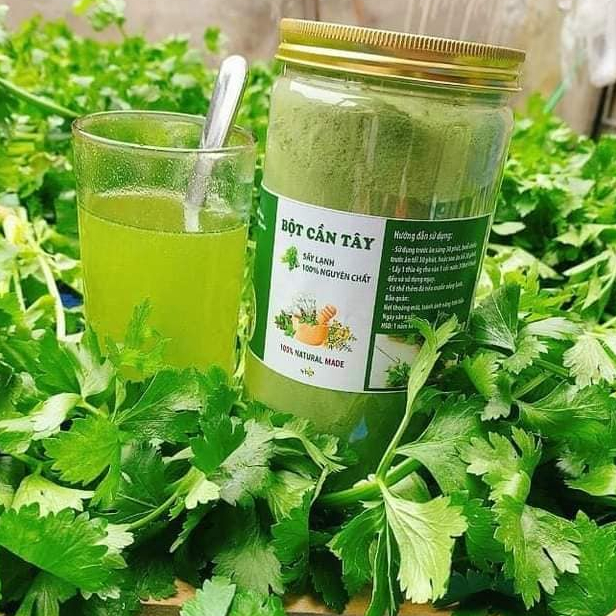 Bột cần tây - bột rau má - bột tía tô - bột diếp cá - 100% nguyên chất sấy lạnh Đà Lạt 500g ❤️Tmart - Thực phẩm sạch