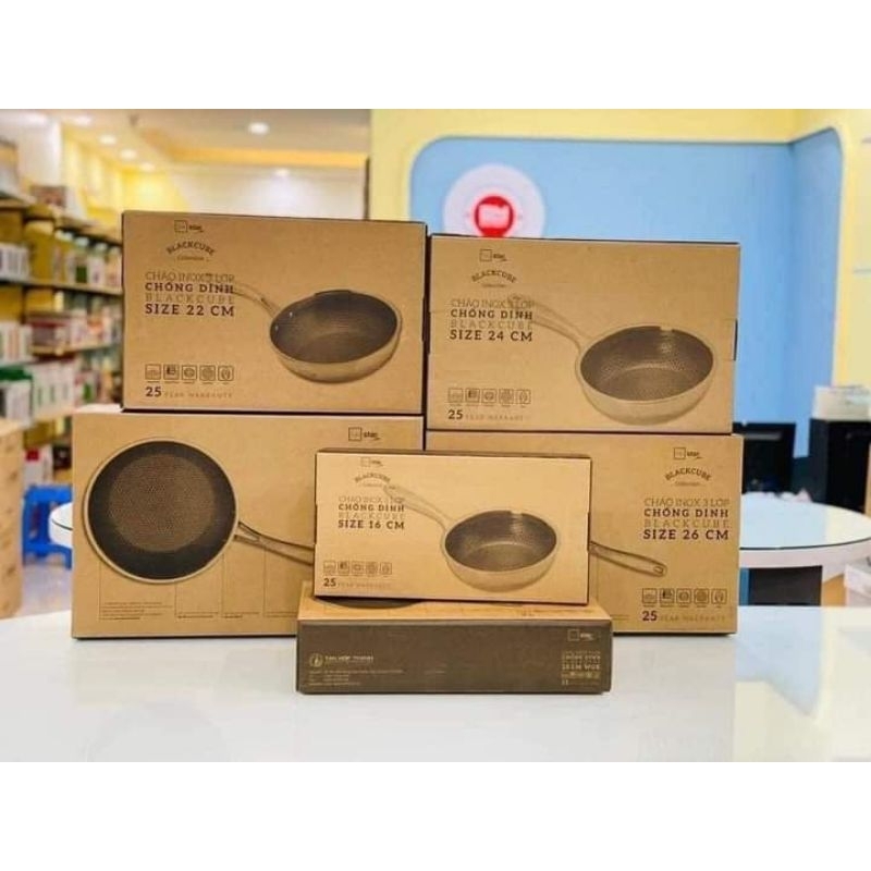 Chảo sâu lòng blackcube Fivestar 20cm