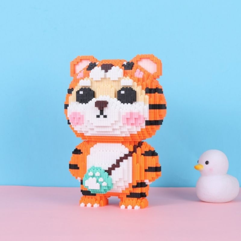 Lắp ráp mô hình Hổ vàng đáng yêu, Kích thích tư duy sáng tạo - All About Kid