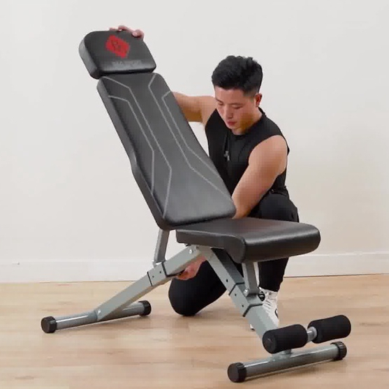 BG Ghế tập tạ, tập gym ghế băng tập thể thao dụng cụ thể hình tạ đẩy có thể gấp gọn đa chức năng dùng tại nhà
