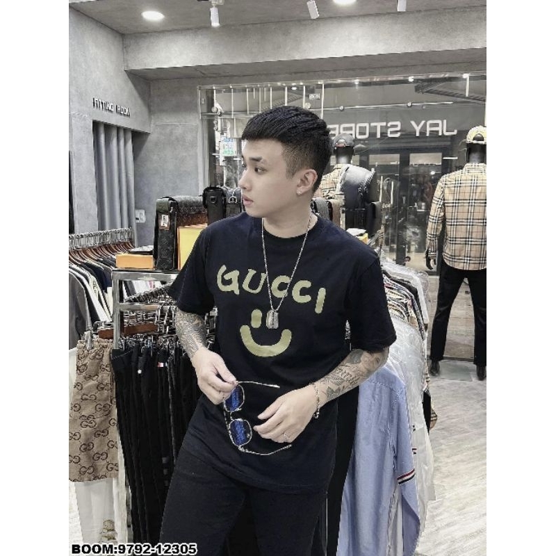 Áo thun trơn mặt cười siêu xinh, ảnh thật của shop_9792