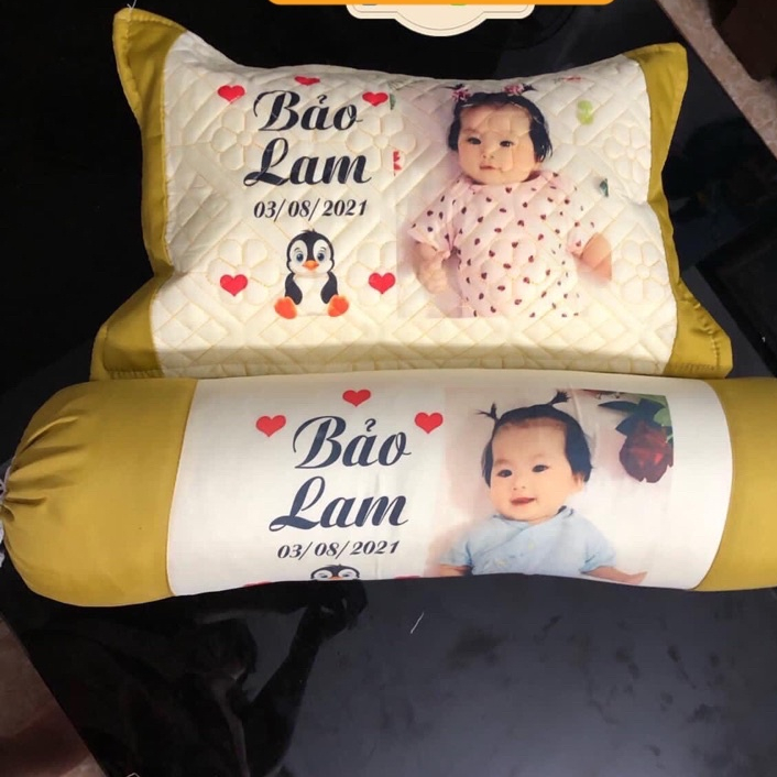 Gối ôm cho bé, gối ôm in hình theo yêu cầu