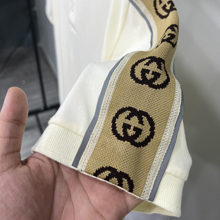 ẢNH THẬT - Áo Polo Gucci Logo Cầu Vai VNXK - ÁO PHÔNG CÓ CỔ NAM NỮ HÀNG XUẤT DƯ FULLTAG