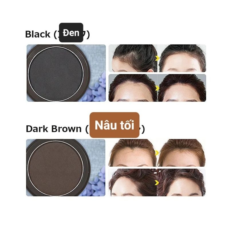 Phấn Dặm Chân Tóc Che Phủ Hói Che Khuyết Điểm Tóc MOETA Hair shadow Toc Toc Hàn Quốc