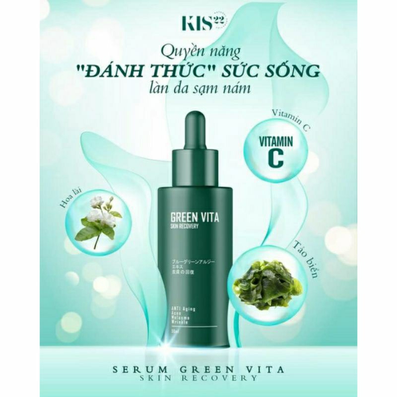 SERUM VI TẢO GREEN VITA KIS22 DATE 2025
