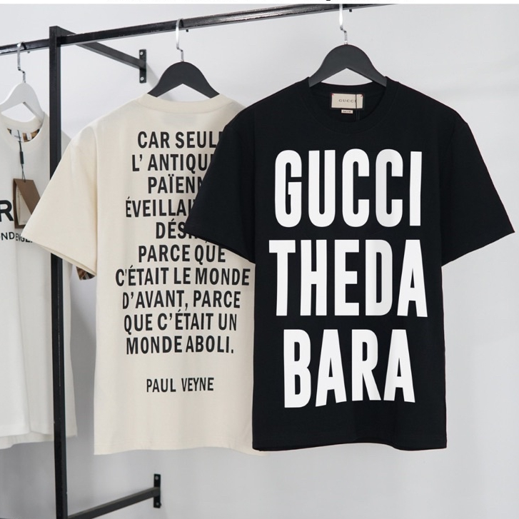 áo co dãn Gucci the bara nam nữ cotton cao cấp siêu phẩm hot trend hè 2023