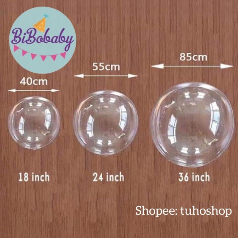 Bóng bay trong suốt BoBo làm bóng galaxy, bóng jumbo - BiBo baby