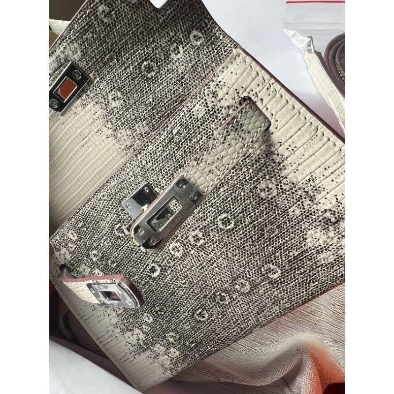 Túi H.m kelly mini dập da rắn