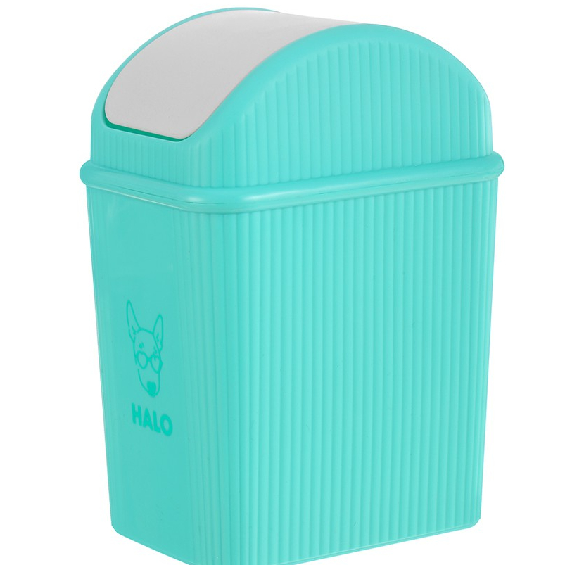 Bàn Thùng rác Mini  Miniso nhỏ gọn tiện lợi dễ thương nhiều mẫu- Giao màu ngẫu nhiên