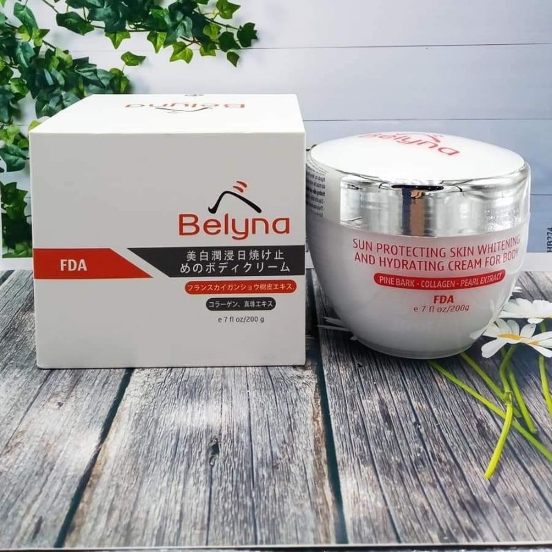 kem body belyna trắng da cấp ẩm 200g