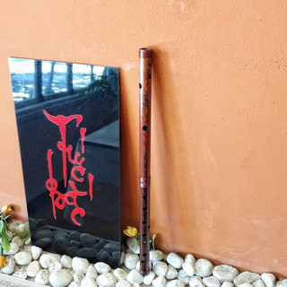Sáo trúc tone Đô (C5) - Gỗ Cẩm Lai - 2 Khúc - Thương hiệu Trúc Bắc