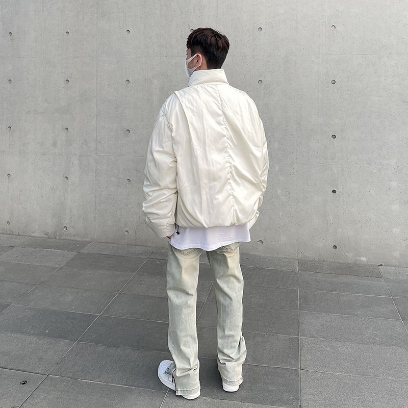 QUẦN BÒ NAM XẺ GẤU CÓ KHOÁ KÉO ,PHONG CÁCH ĐƯỜNG PHỐ HÀN QUỐC