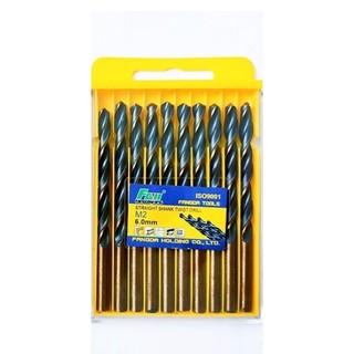 Mũi khoan inox 6mm hiệu Favi chính hãng, mũi khoan sắt thép inox hộp 10cây