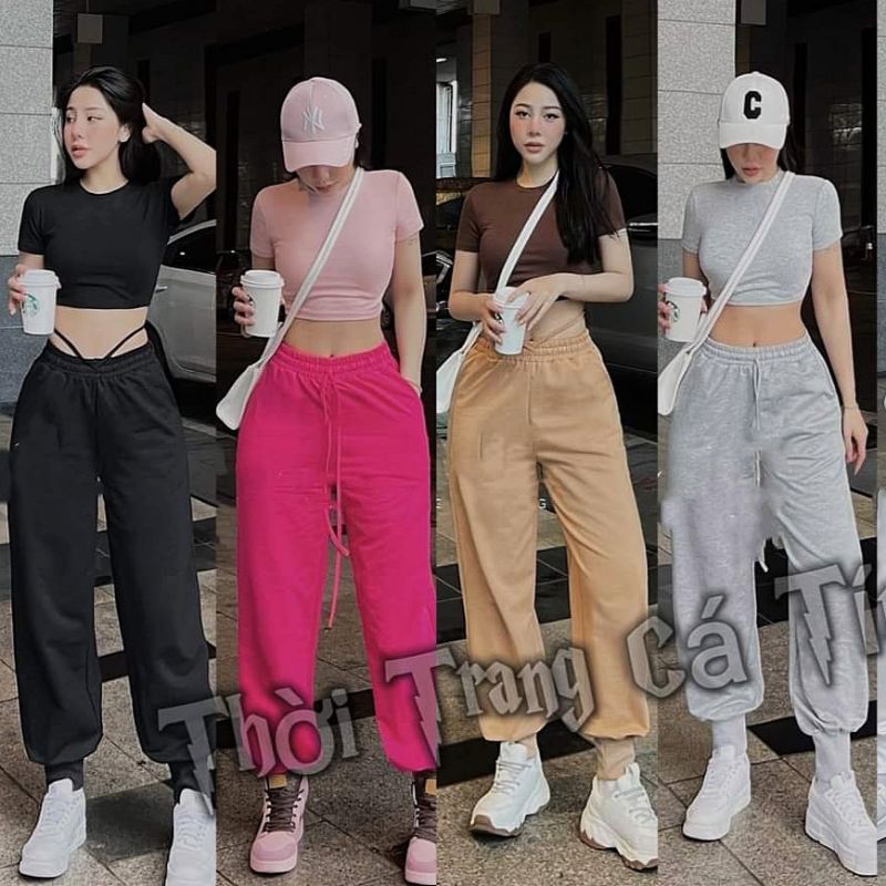 Set thể thao croptop phối màu cá tính ( kèm ảnh thật )
