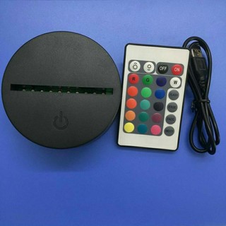 Đế đèn led 3d - đèn ngủ có pin