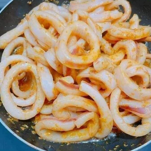 Mực vòng cắt khoanh túi 1kg  ❤️Tmart - Thực phẩm sạch