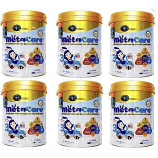 Combo 6 lon sữa metacare số 3 900g