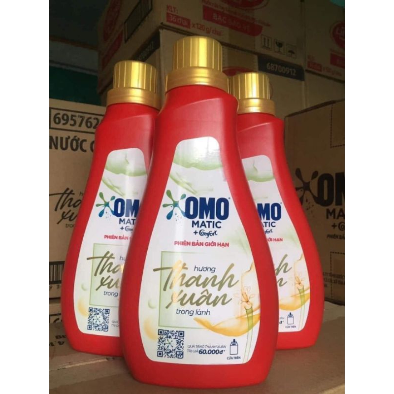 Nước giặt Omo cửa trên 720g