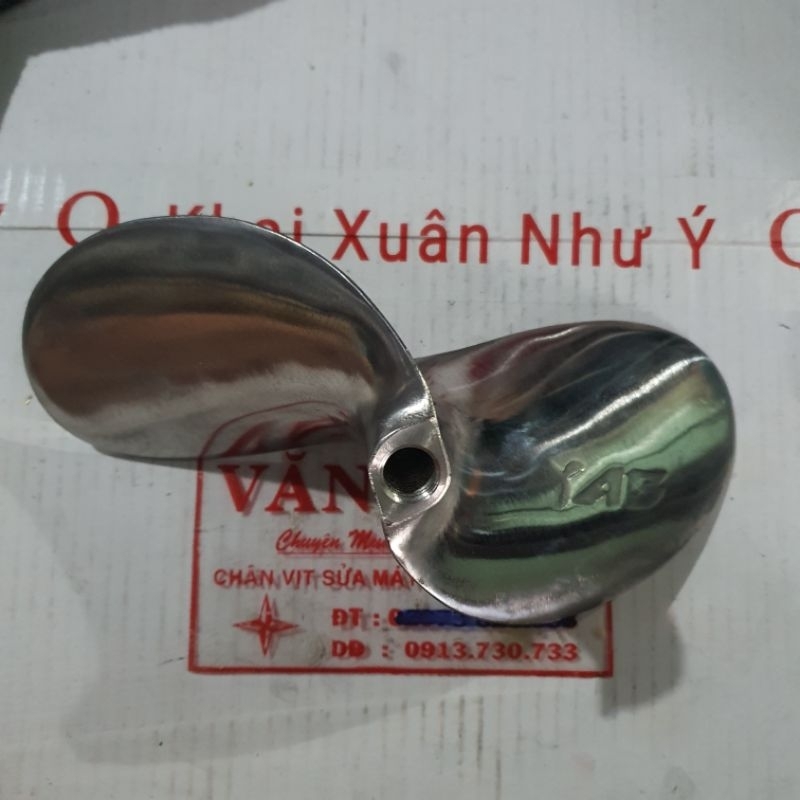 chân vịt inox ab 2 cánh thái honda 11hp 13hp nhong thái máy trơn loại bóng gương cam kết như hình giá sỉ
