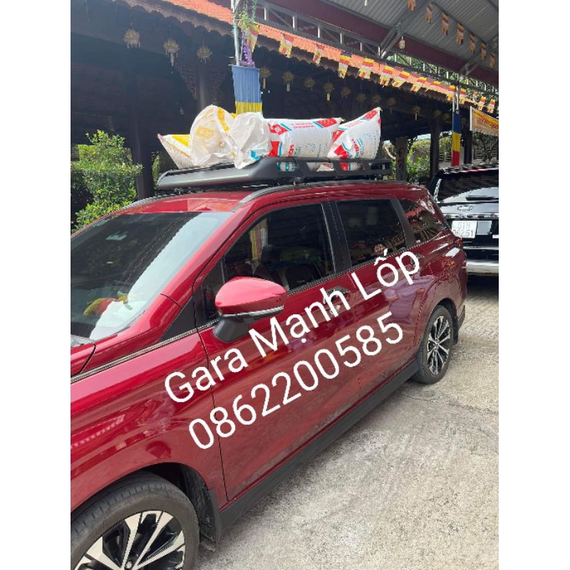 Giá để đồ nóc ô tô Toyota Veloz ⚡ SALE KHỦNG ⚡ Baga mui Veloz thanh ngang zin bắt lỗ chờ sẵn, thiết kế an toàn chắc chắn