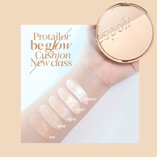 [Lõi Refill] Phấn Nước Espoir Pro Tailor Be Glow Cushion New Class 2023 SPF42 PA++ 13gr