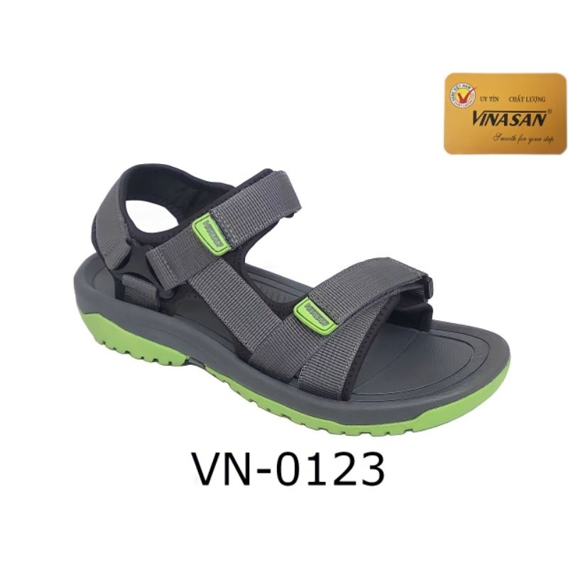 DÉP SANDAL VINASAN VN0123. size 35-45 có 5 màu đen, đen đỏ, ghi cốm, nâu cam, ghi