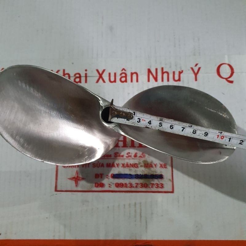 Chân vịt inox ab 2 cánh thái honda 6.0hp 6.5hp máy nhong cốt xéo loại bóng mờ cam kết như hình giá sỉ