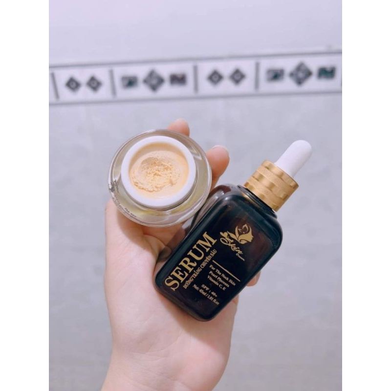 Combo Face Linh Chi Serum Linh Chi Skin Cream