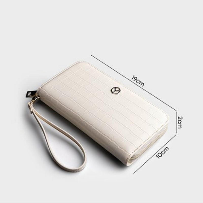 Ví da nữ cầm tay đơn giản thời trang YUUMY chính Hãng YV82