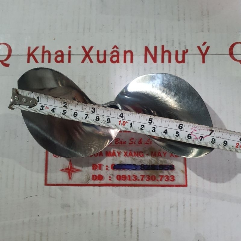 Chân vịt inox 2 cánh thái honda 7.0hp 7.5hp máy trơn loại bóng gương cam kết như hình giá sỉ